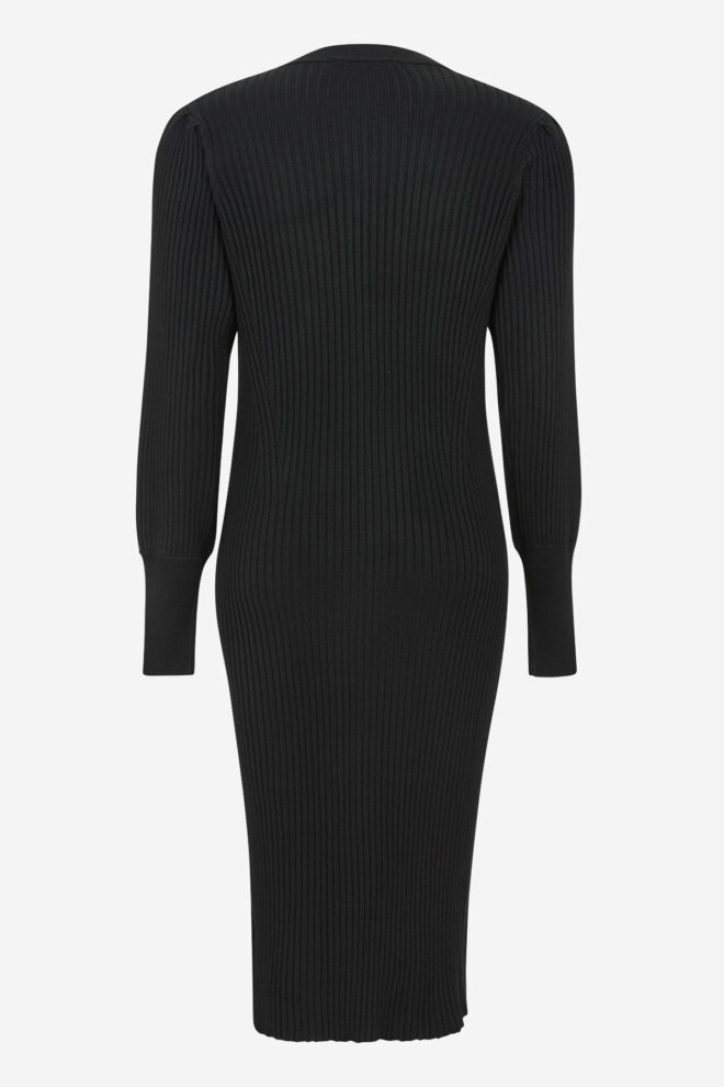 KLEID SRNOA DRESS KNIT BLACK