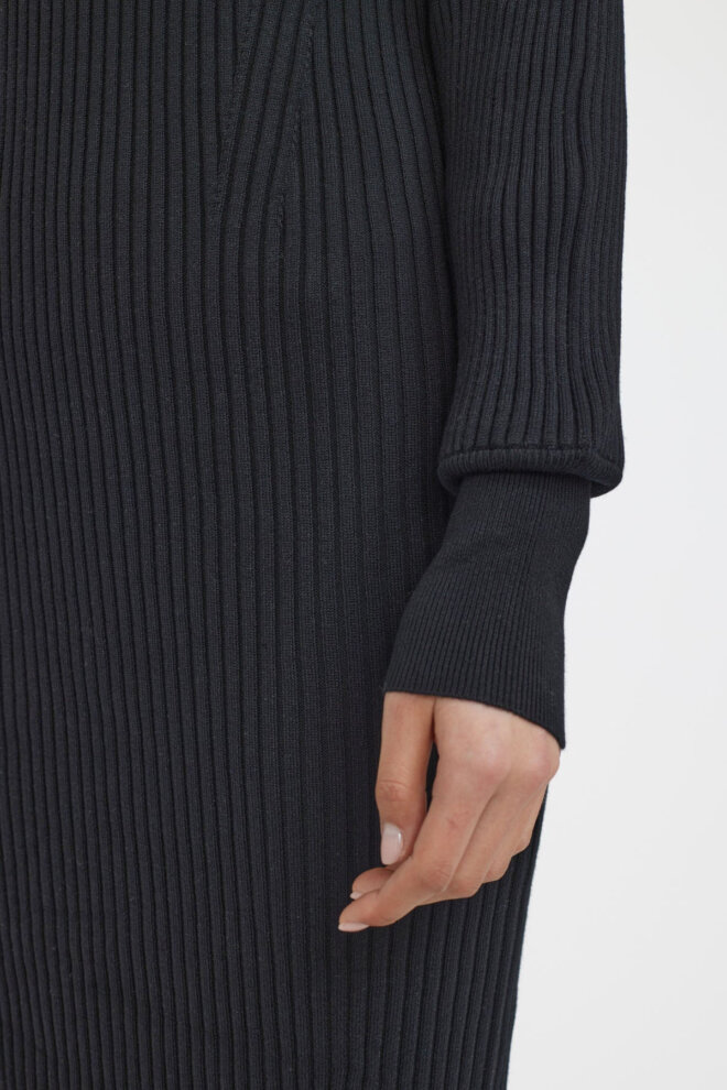 KLEID SRNOA DRESS KNIT BLACK