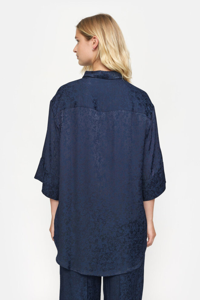 BLUSE SRNAYA LONG BLOUSE FLOWER JACQUARD