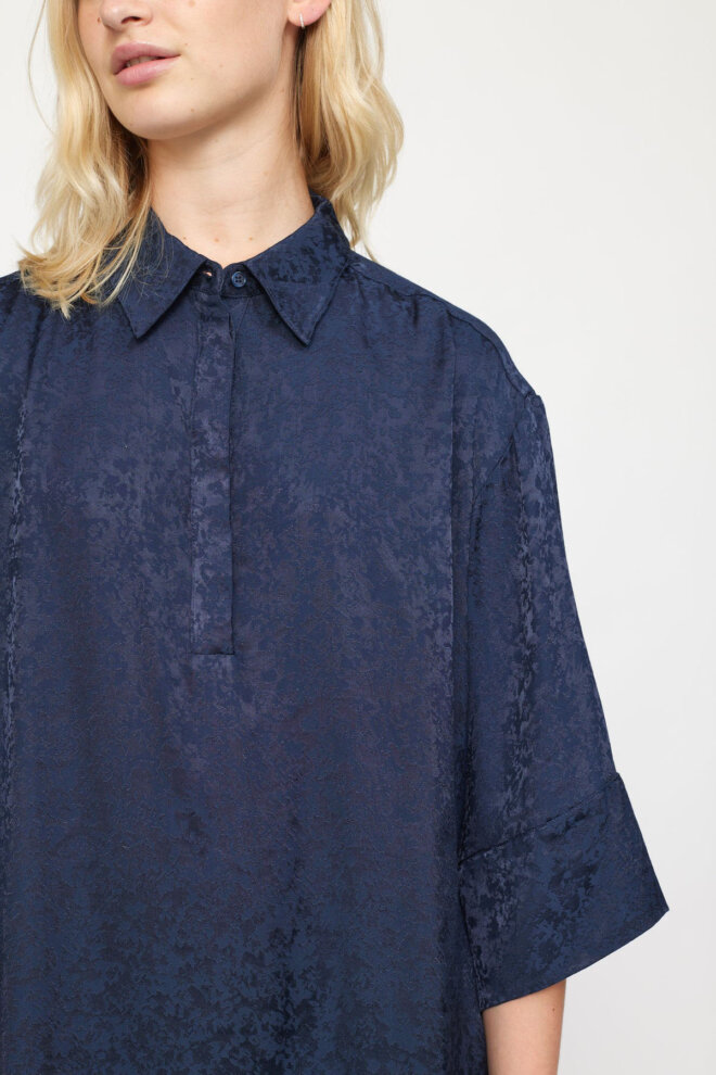 BLUSE SRNAYA LONG BLOUSE FLOWER JACQUARD