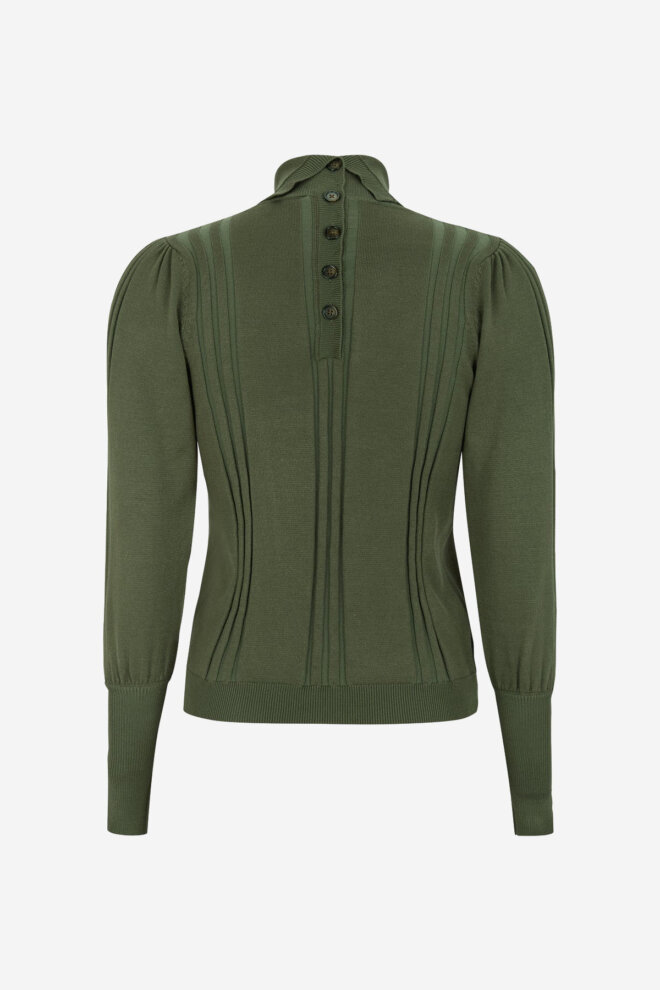 ROLLI SRMORGAN ROLLNECK KNIT BURNT OLIVE