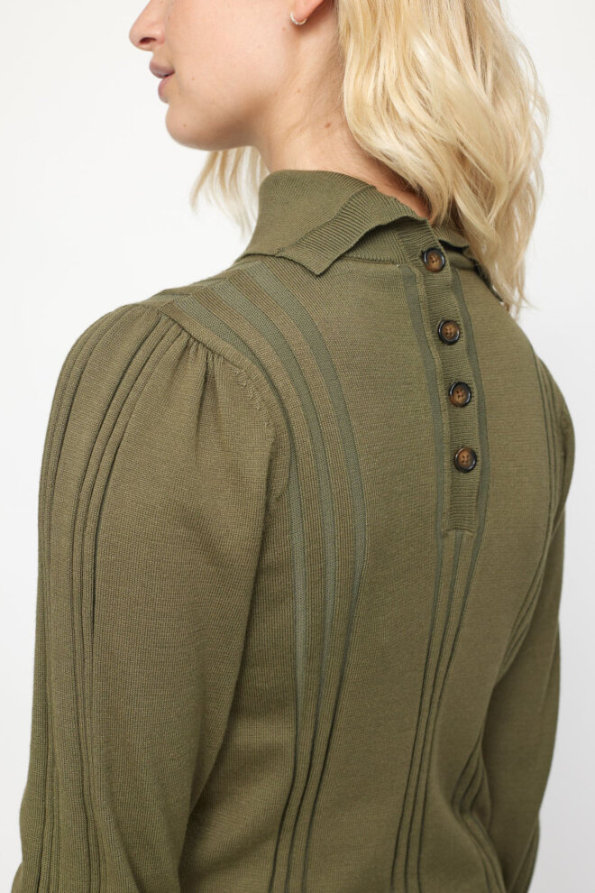 ROLLI SRMORGAN ROLLNECK KNIT BURNT OLIVE