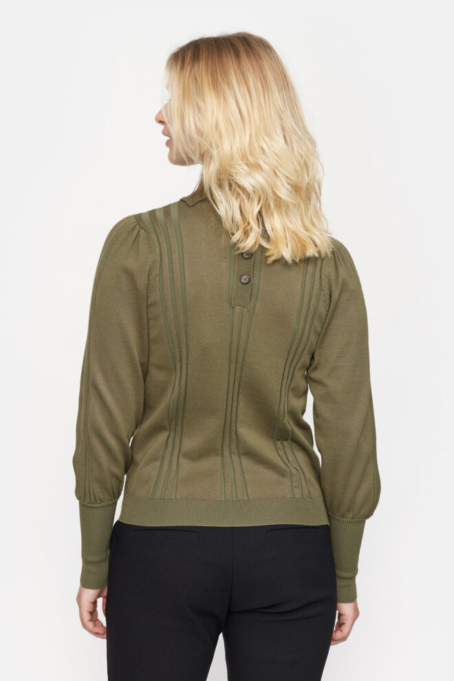 ROLLI SRMORGAN ROLLNECK KNIT BURNT OLIVE