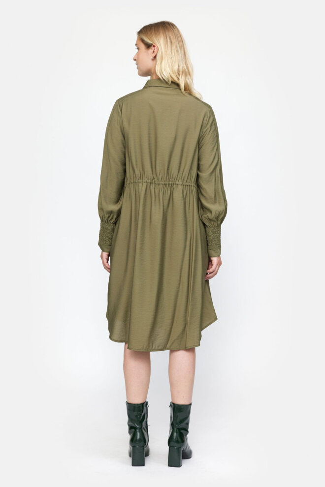 KLEID SRTASHA DRESS BURNT OLIVE
