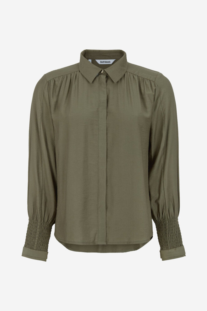 BLUSE SRTASHA SHIRT BURNT OLIVE
