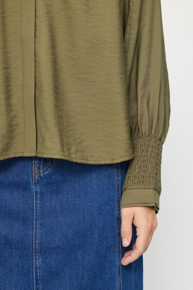 BLUSE SRTASHA SHIRT BURNT OLIVE
