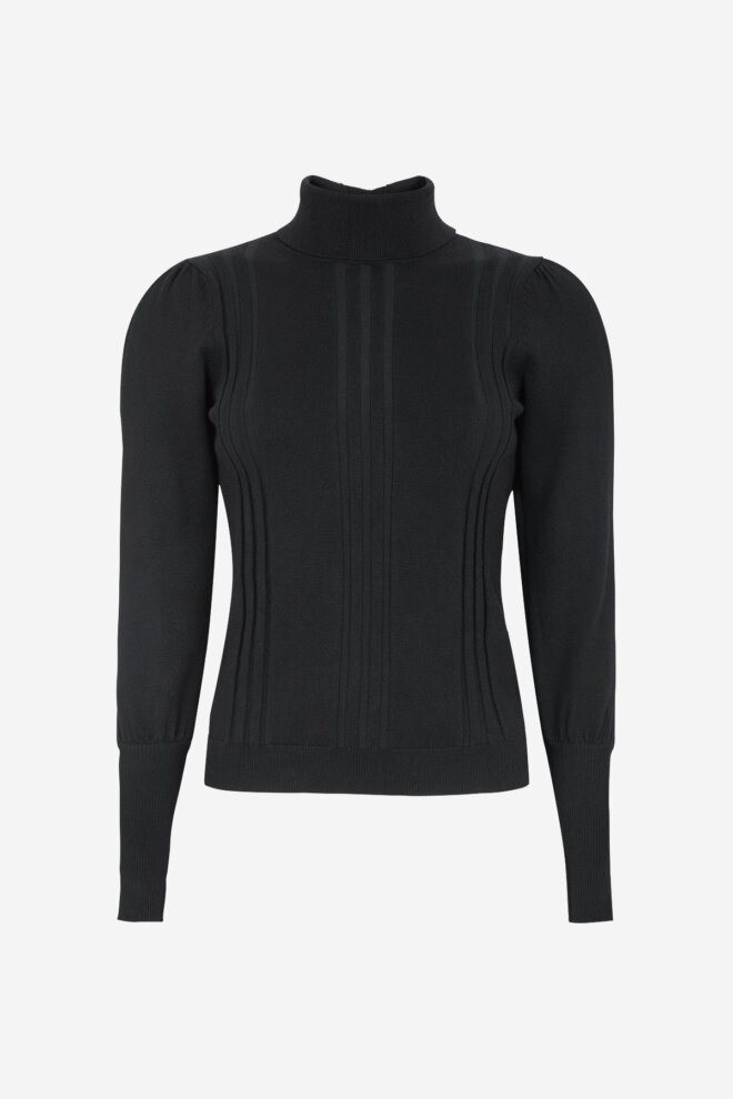 ROLLI SRMORGAN ROLLNECK KNIT BLACK