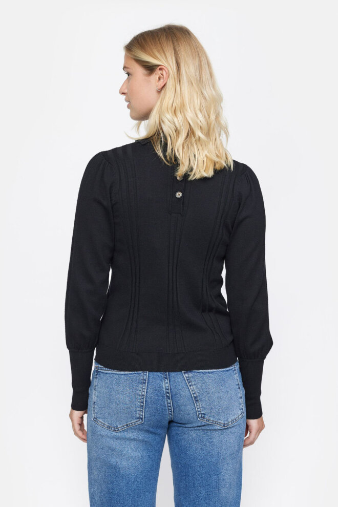 ROLLI SRMORGAN ROLLNECK KNIT BLACK