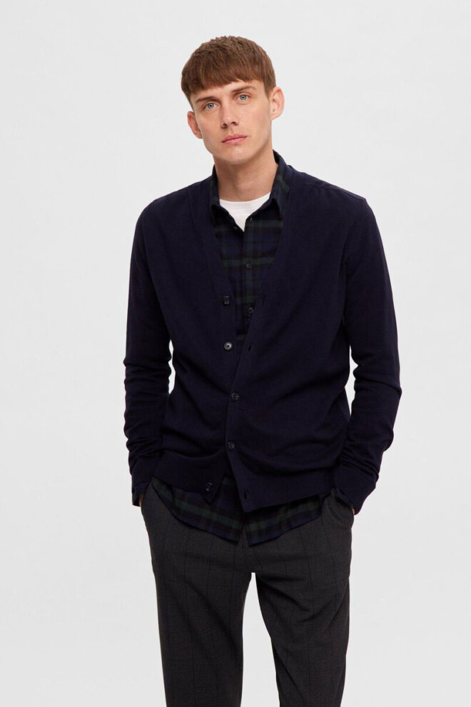 WESTE 16090146 SLHBERG LS KNIT CARDIGAN N