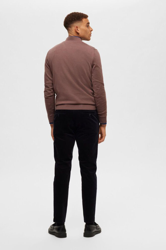 PULLOVER 16090148 SLHTOWN MERINO PEPPERCORN