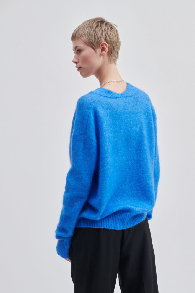 WESTE BROOKLINE KNIT CARDIGAN CAMPANULA