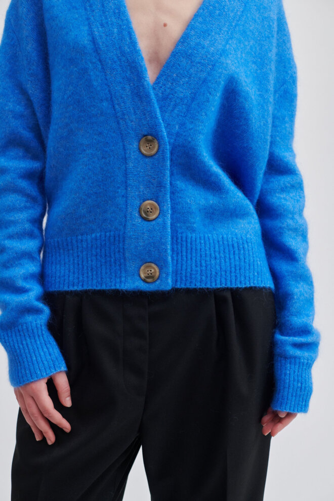 WESTE BROOKLINE KNIT CARDIGAN CAMPANULA