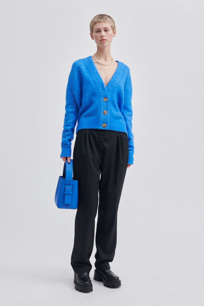 WESTE BROOKLINE KNIT CARDIGAN CAMPANULA