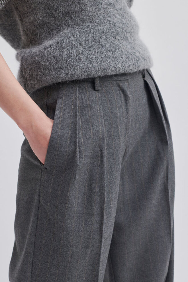 HOSE HOLSYE TROUSERS GREY MELANGE