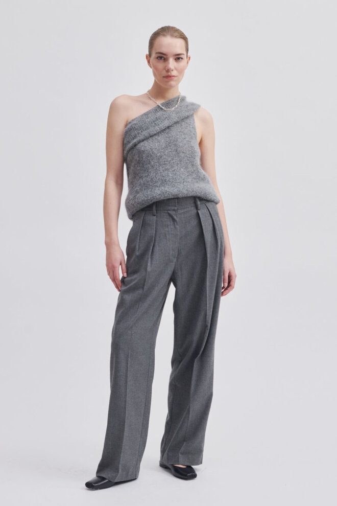 HOSE HOLSYE TROUSERS GREY MELANGE