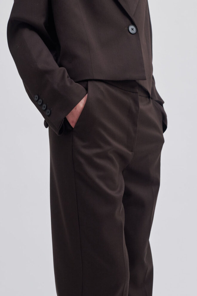 HOSE KALEEM STRAIGHT TROUSERS MOLE