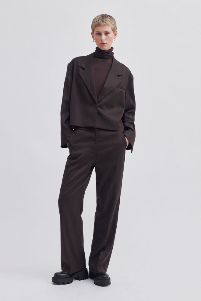 HOSE KALEEM STRAIGHT TROUSERS MOLE