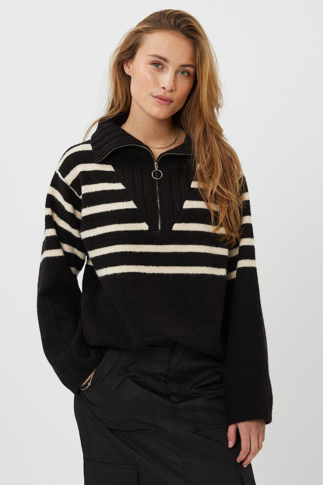 PULLOVER MOSTRIBA 2825 999 BLACK