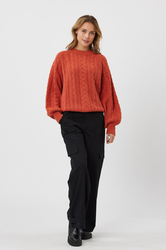 PULLOVER CARBA 2822 1536 HOT SAUCE