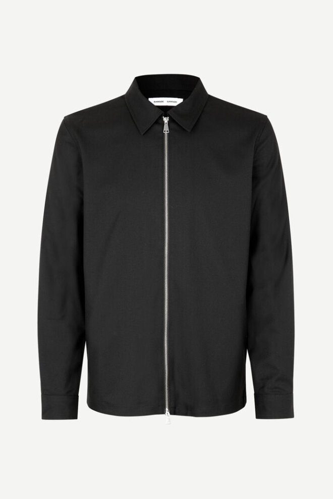 JACKE KATO X ZIP SHIRT 14930 BLACK