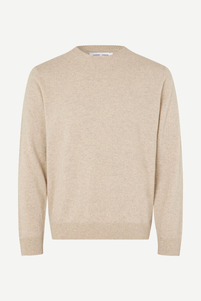 PULLOVER NOBIS CREW NECK 6304 CREAM MEL.