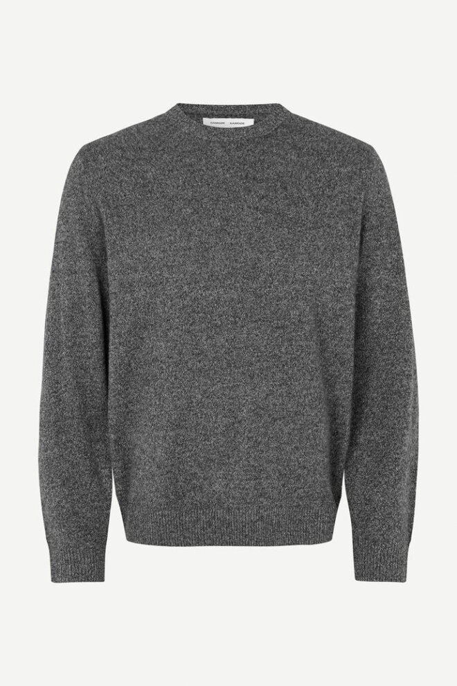 PULLOVER NOBIS CREW NECK 6304 BLACK MEL.