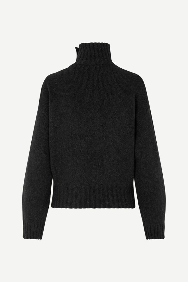 PULLOVER MANDIE MOCK NECK 14082 BLACK