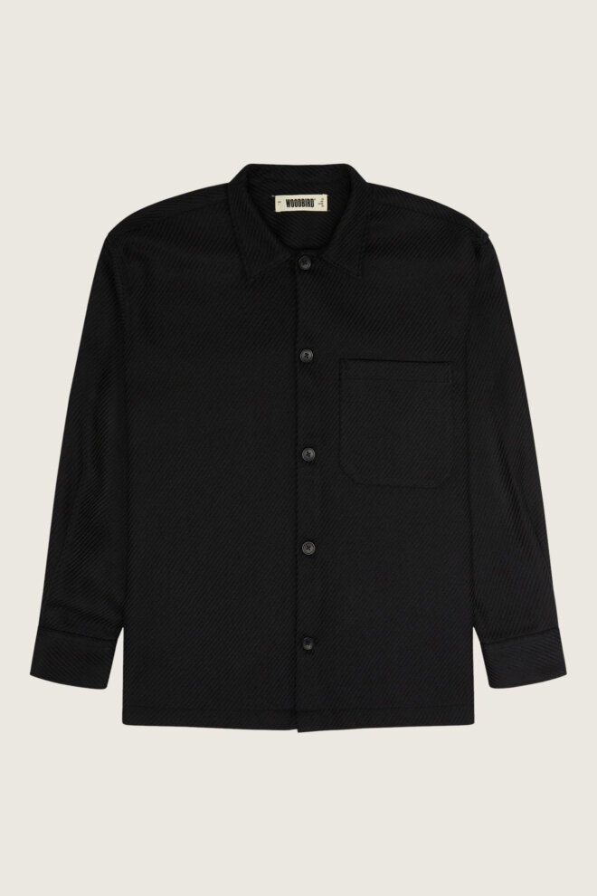HEMD TUCK TWILL SHIRT BLACK