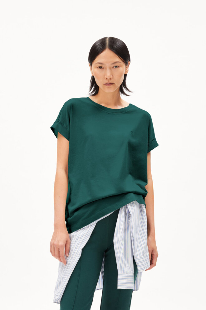 SHIRT 30001811 IDAARA 2396 TEAL STONE