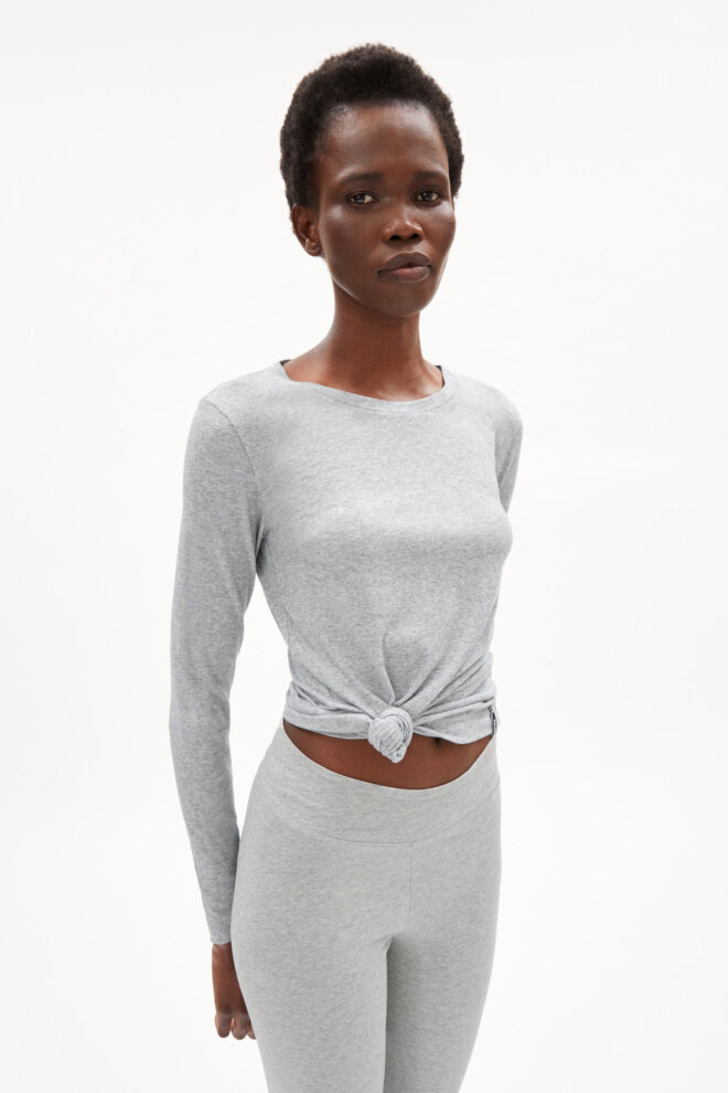 SHIRT 30002700 JAALEAA 139 GREY MELANGE