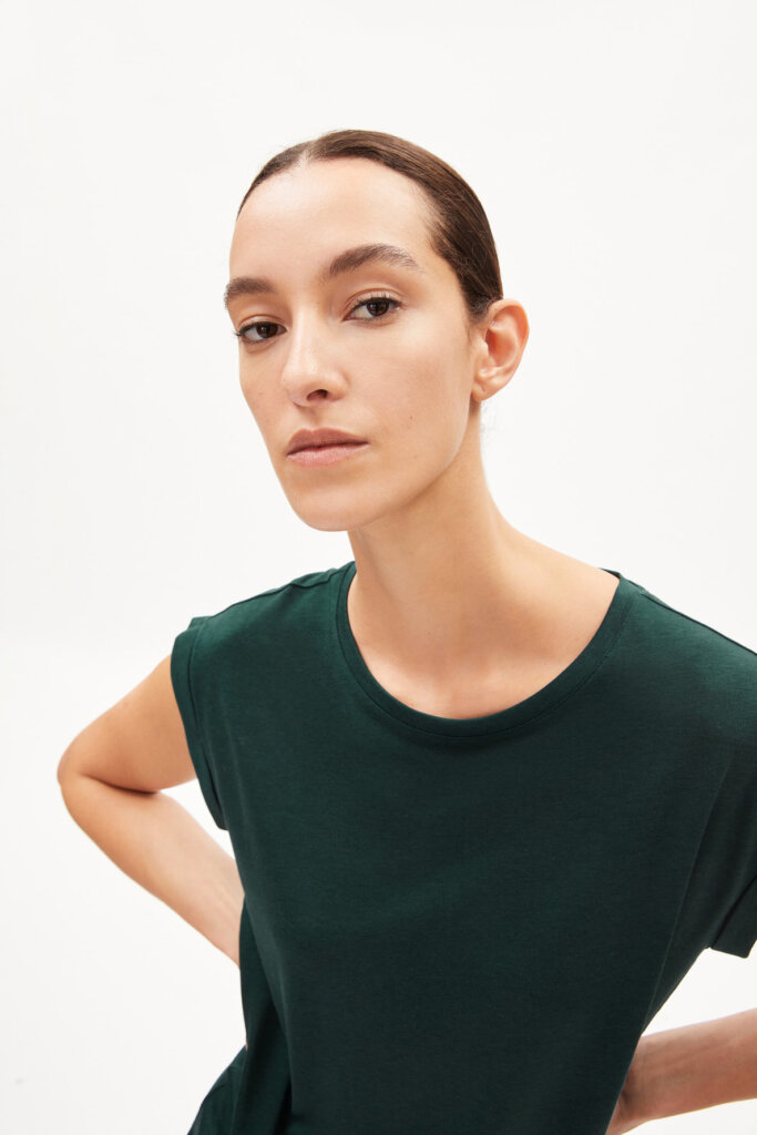 SHIRT 30004769 JILAANA 2396 TEAL STONE