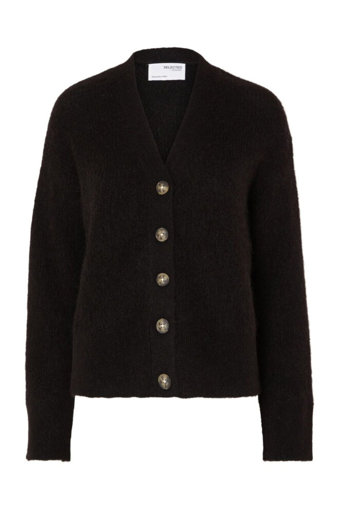 WESTE 16090272 SLFMALINE LS KNIT BLACK