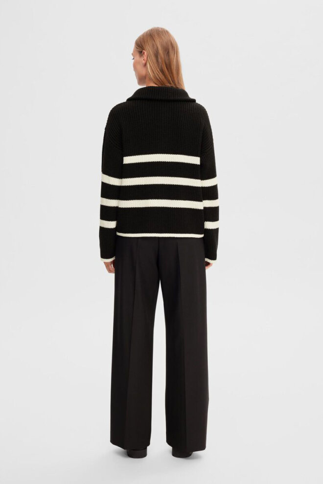 PULLOVER 16091980 SLFBLOOMIE LS BLACK