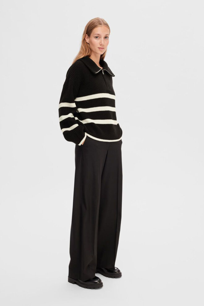 PULLOVER 16091980 SLFBLOOMIE LS BLACK