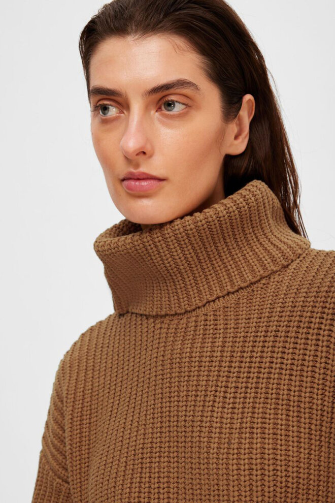 PULLOVER 16091039 SLFSELMA SEFIKA TOASTED