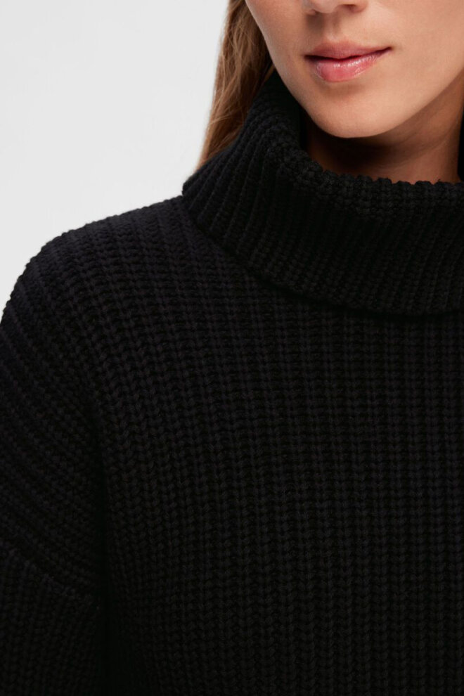 PULLOVER  16091039 SLFSELMA SEFIKA BLACK