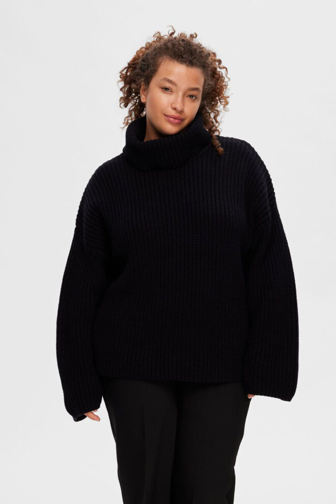 PULLOVER  16091039 SLFSELMA SEFIKA BLACK