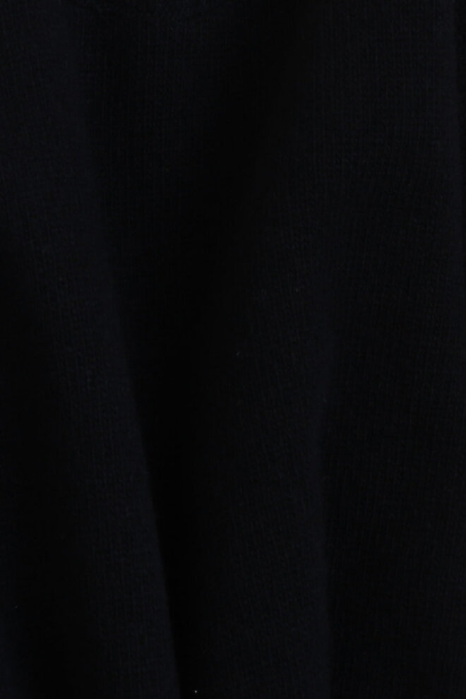 PULLOVER LIGHT MERINO WOOL CREW DEEP BLACK