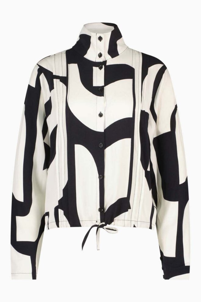 BLUSE JUNE GRAPHIC SHIRT L/S GRAPHIC PRIN