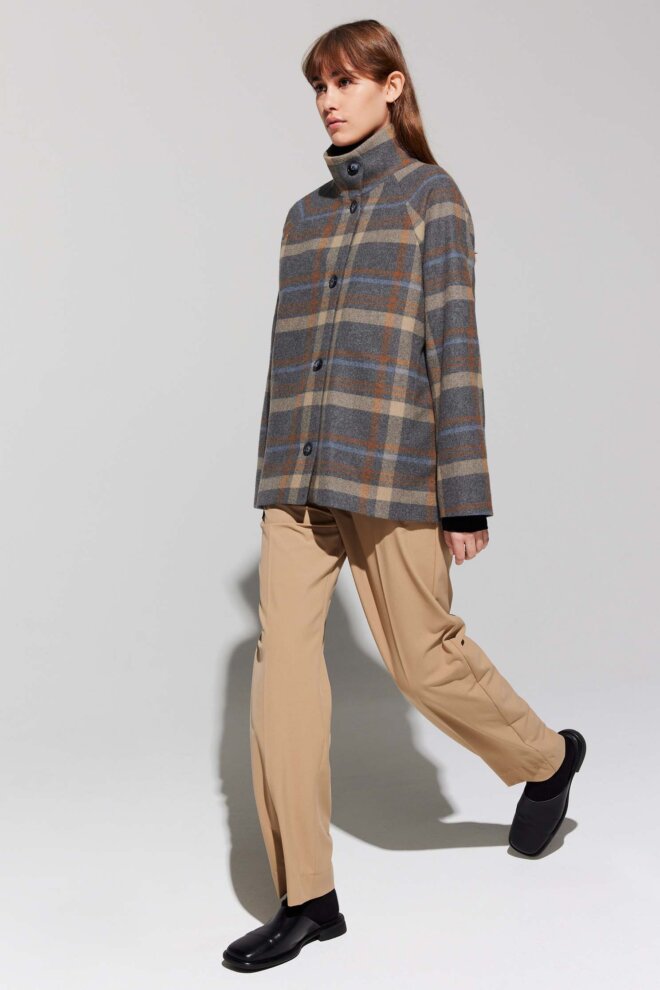 JACKE MELVINA CHECK GREY CHECK