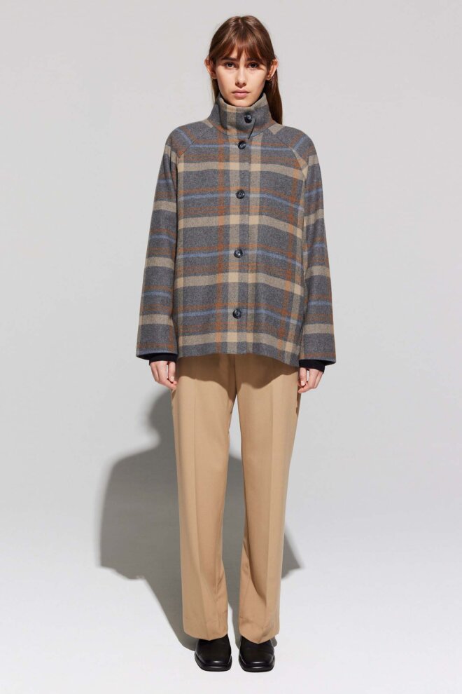 JACKE MELVINA CHECK GREY CHECK