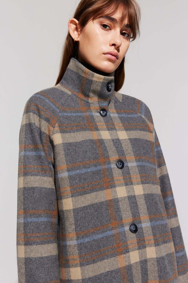 JACKE MELVINA CHECK GREY CHECK