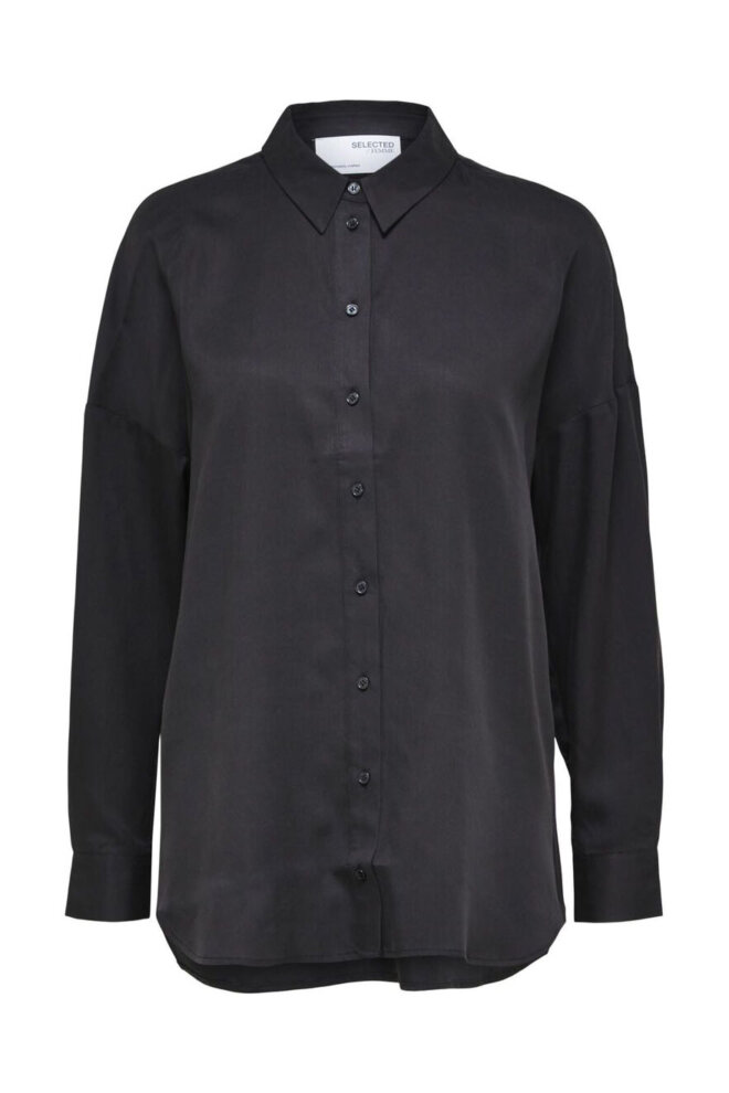 PULLOVER 16091611 SLFHANNI LS KNIT BLACK