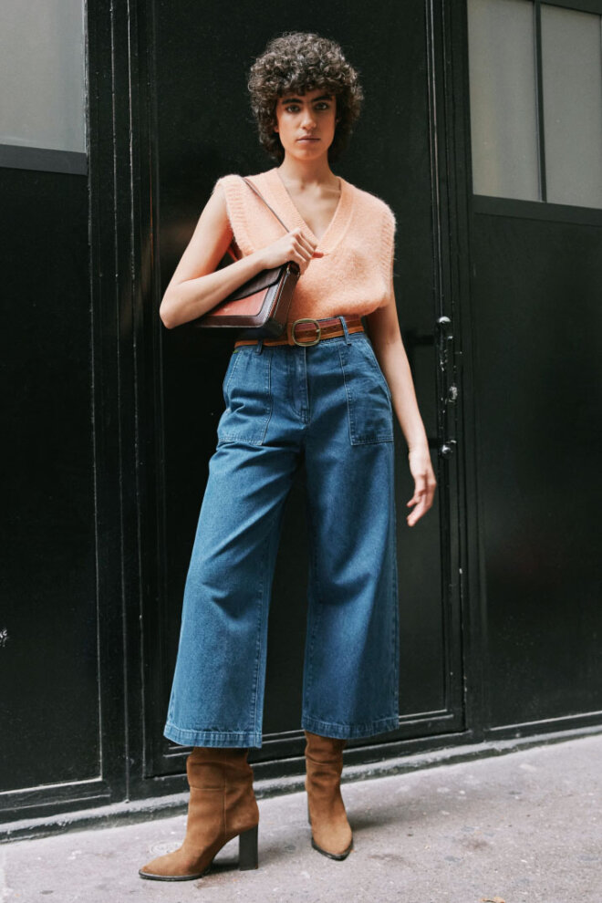 JEANS F12445 BLEU JEAN