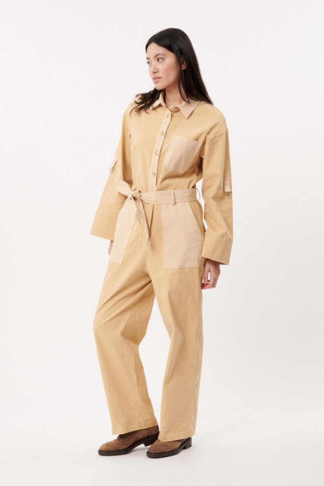OVERALL F12416 AISSA BEIGE