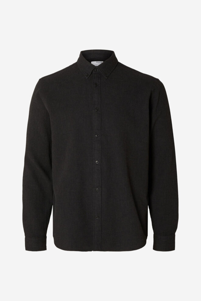 HEMD 16091014 SLHRELAXROBIN BLACK