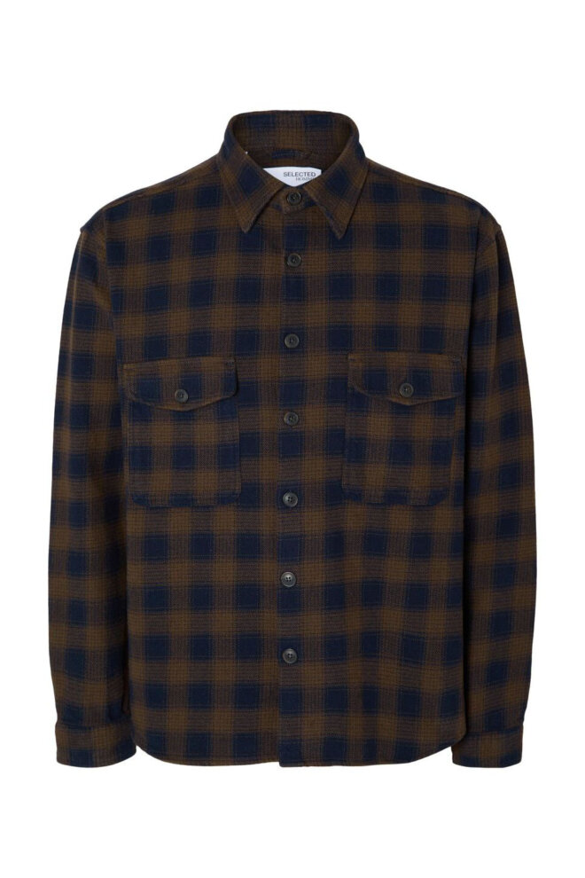 HEMD 16090168 SLHLOOSEMASON-FLANNEL OVER