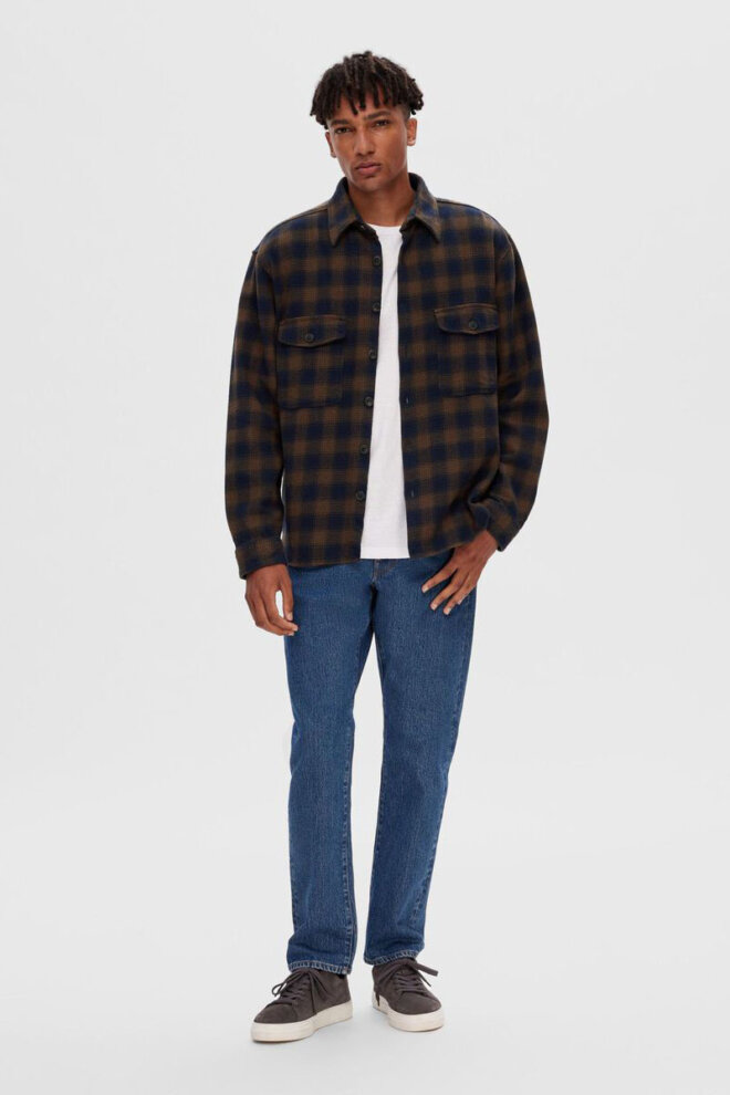HEMD 16090168 SLHLOOSEMASON-FLANNEL OVER