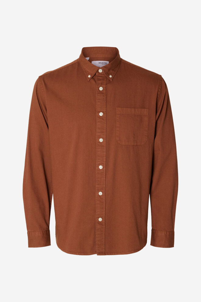 HEMD 16091544 SLHREGRICK CHERRY MAHOGANY