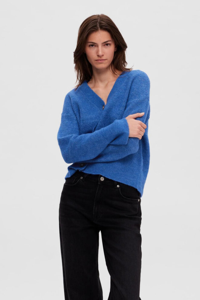 WESTE 16090272 SLFMALINE LS KNIT NEBULAS